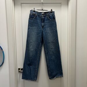 Studio Sunday High-Rise Straight Leg Jeans